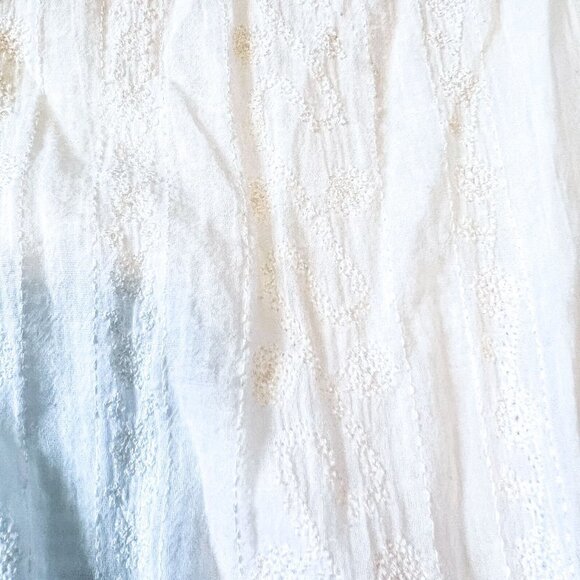 Nanette Lepore Calcutta Cotton Voile Lace Up Tassel Swim Cover Up Maxi Dress SM - Picture 10 of 12